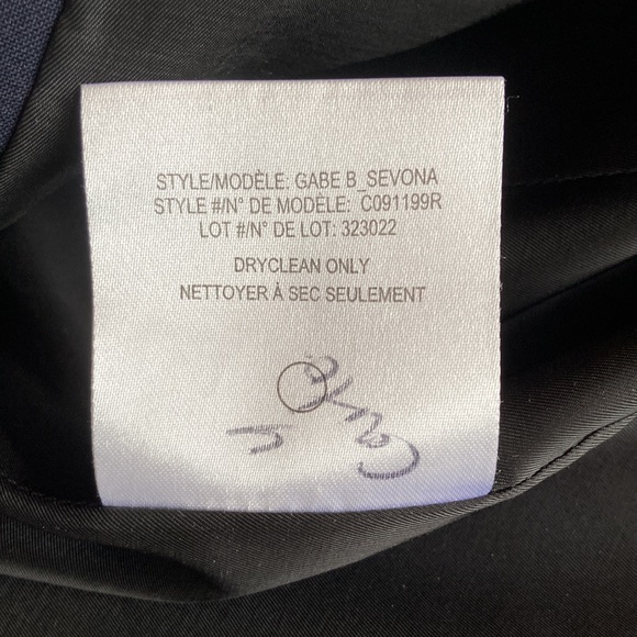 **SOLD** Theory wool Gabe B blazer, dark blue - Picture 11 of 15